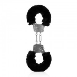 ALGEMAS COM PELÚCIA FURRY METAL PRETO OUCH!