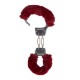 ALGEMAS COM PELÚCIA FURRY METAL VERMELHO OUCH!