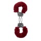ALGEMAS COM PELÚCIA FURRY METAL VERMELHO OUCH!