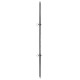 BARRA SEPARADORA ADJUSTABLE SPREADER BAR PRATEADO OUCH!
