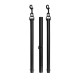 BARRA AFASTADORA ADJUSTABLE SPREADER BAR PRETO OUCH!