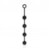 BOLAS ANAIS DE SILICONE MEDIUM OUCH! PRETAS