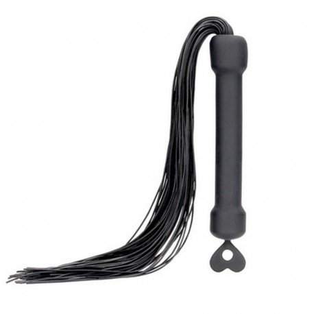 CHICOTE EM SILICONE PRETO OUCH!