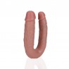 DILDO DUPLO U SHAPED DOUBLE DILDO 5 / 12,7 CM REALROCK