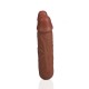 DILDO DUPLO U SHAPED DOUBLE DILDO 5 / 12,7 CM TAN REALROCK