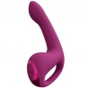 VIBRADOR RIKO COM MOTOR TRIPLO PULSE WAVE STIMULATOR ROSA VIVE