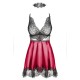 CAMISA DE NOITE E TANGA EVE ROXO BEAUTY NIGHT FASHION