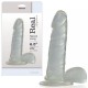 DILDO REAL RAPTURE EARTH FLAVOUR 6.5'' TRANSPARENTE