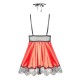 CAMISA DE NOITE E TANGA EVE VERMELHO BEAUTY NIGHT FASHION