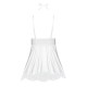 CAMISA DE NOITE E TANGA EVE BRANCO BEAUTY NIGHT FASHION