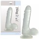 DILDO REAL RAPTURE FIRE PASSION 8'' TRANSPARENTE