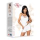 CONJUNTO DE 2 PEÇAS GABBIE WHITE BEAUTY NIGHT FASHION