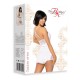CONJUNTO DE 2 PEÇAS GABBIE WHITE BEAUTY NIGHT FASHION