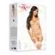 CORPETE E TANGA LINDA BRANCO BEAUTY NIGHT FASHION