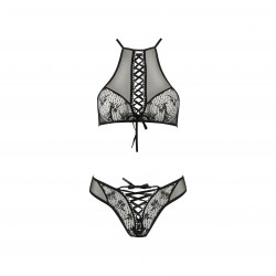 CONJUNTO DE 2 PEÇAS AZALIA PRETO EROTIC LINE PASSION
