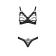 CONJUNTO DE 2 PEÇAS CELIN BIKINI PRETO PASSION