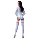 MEIAS DE LIGAS ST121 WHITE (60 DEN) GOLD COLLECTION PASSION