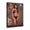 SUTIÃ KEYHOLE MESH PRETO TAMANHO QUEEN LE DÉSIR