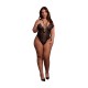 BODY WIRELESS LACE PRETO TAMANHO QUEEN LE DÉSIR
