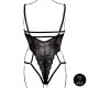 BODY LACE UNDERWIRED PRETO TAMANHO QUEEN LE DÉSIR