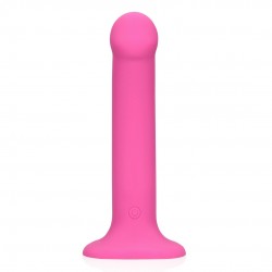 VIBRADOR NON-PHALLIC VIBRATING DILDO MÉDIO POWERFUL PINK LOVELINE