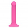 VIBRADOR NON-PHALLIC VIBRATING DILDO MÉDIO POWERFUL PINK LOVELINE
