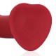VIBRADOR NON-PHALLIC VIBRATING DILDO GRANDE RASPBERRY RED LOVELINE