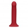VIBRADOR NON-PHALLIC VIBRATING DILDO GRANDE RASPBERRY RED LOVELINE