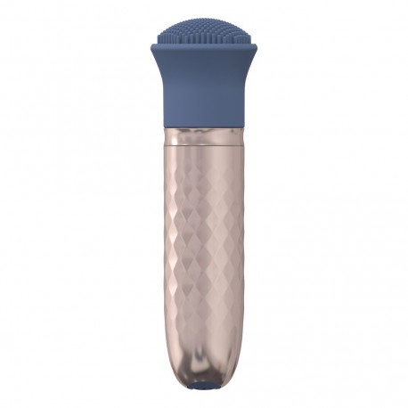 VIBRADOR THE THRILL10 SPEED INTERCHANGEABLE AZUL LOVELINE