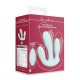 VIBRADOR 3-1 DE SILICONE LIQUIDO BREEZY BLUE LOVELINE