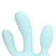 VIBRADOR 3-1 DE SILICONE LIQUIDO BREEZY BLUE LOVELINE