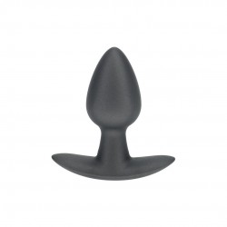 PLUG ANAL SMOOTH SILICONE SMALL 2.6 /6,5 CM GUN METAL OUCH!
