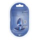 PLUG ANAL SMOOTH SILICONE SMALL 2.6 /6,5 CM METALLIC BLUE OUCH!