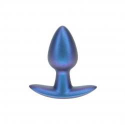 PLUG ANAL SMOOTH SILICONE SMALL 2.6 /6,5 CM METALLIC BLUE OUCH!