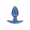 PLUG ANAL SMOOTH SILICONE SMALL 2.6 /6,5 CM METALLIC BLUE OUCH!