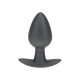 PLUG ANAL SMOOTH SILICONE MEDIUM 3,1 /7,9 CM GUN METAL OUCH!