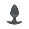 PLUG ANAL SMOOTH SILICONE MEDIUM 3,1 /7,9 CM GUN METAL OUCH!