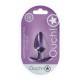 PLUG ANAL SMOOTH SILICONE MEDIUM 3,1 /7,9 CM METALLIC PURPLE OUCH!