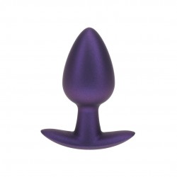 PLUG ANAL SMOOTH SILICONE MEDIUM 3,1 /7,9 CM METALLIC PURPLE OUCH!