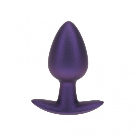 PLUG ANAL SMOOTH SILICONE MEDIUM 3,1 /7,9 CM METALLIC PURPLE OUCH!