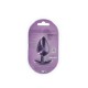 PLUG ANAL SMOOTH SILICONE LARGE 3,5 /8,9 CM METALLIC PURPLE OUCH!