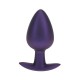 PLUG ANAL SMOOTH SILICONE LARGE 3,5 /8,9 CM METALLIC PURPLE OUCH!