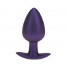 PLUG ANAL SMOOTH SILICONE LARGE 3,5 /8,9 CM METALLIC PURPLE OUCH!