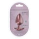 PLUG ANAL SMOOTH SILICONE LARGE 3,5 /8,9 CM ROSE GOLD OUCH!