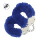 ALGEMAS COM PELÚCIA HEAVY-DUTY FLUFFY NAVY OUCH!