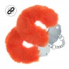 ALGEMAS COM PELÚCIA HEAVY-DUTY FLUFFY LARANJA OUCH!