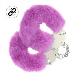 ALGEMAS COM PELÚCIA HEAVY-DUTY FLUFFY ROXO OUCH!