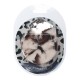 ALGEMAS COM PELÚCIA HEAVY-DUTY FLUFFY SNOW LEOPARD OUCH! 