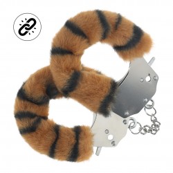 ALGEMAS COM PELÚCIA HEAVY-DUTY FLUFFY TIGER OUCH!