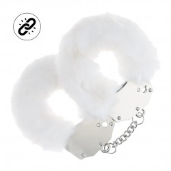 ALGEMAS COM PELÚCIA HEAVY-DUTY FLUFFY BRANCO OUCH!